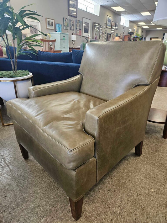 Custom Leather Armchair
