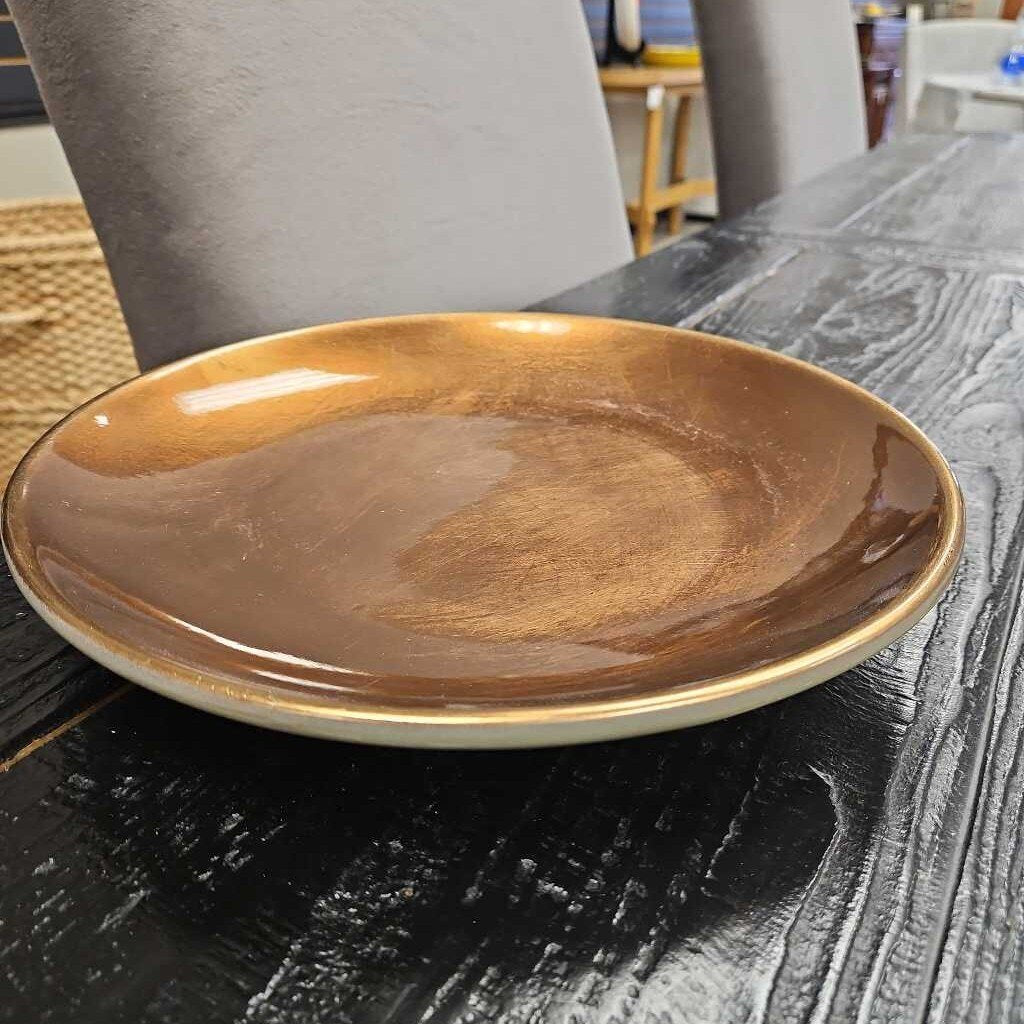 Glazed Ceramic Dinner Plate