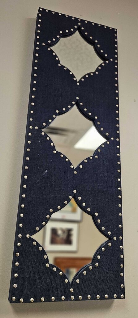 Decorative Mirror w/ Studded Frame