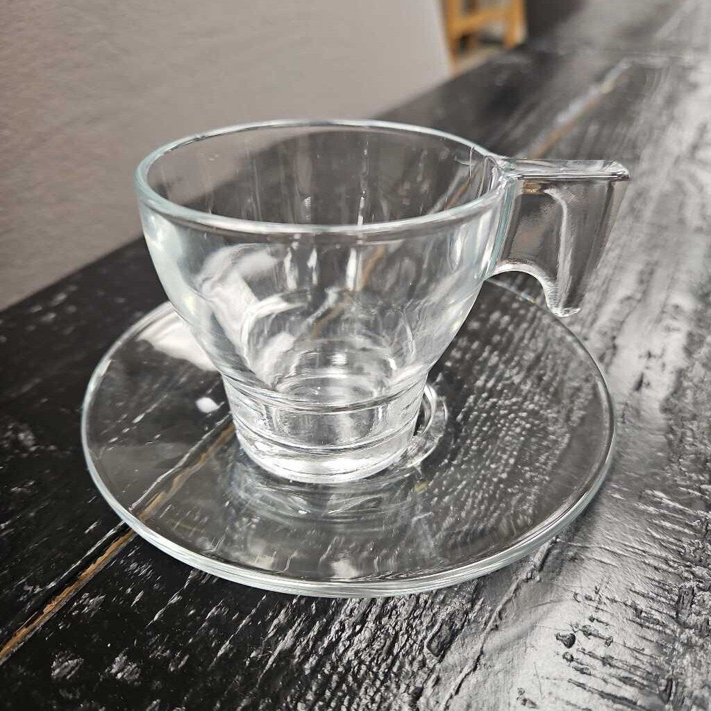 Bormioli Rocco Espresso Cups and Saucers - Set of 8