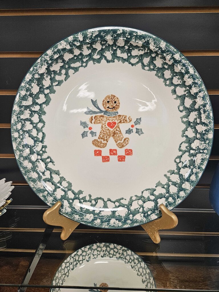 Holiday Gingerbread Serving Platter and Bowls - 3 Piece Set