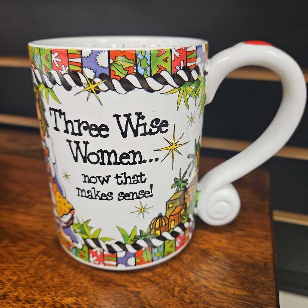 Three Wise Women Funny Holiday Mug
