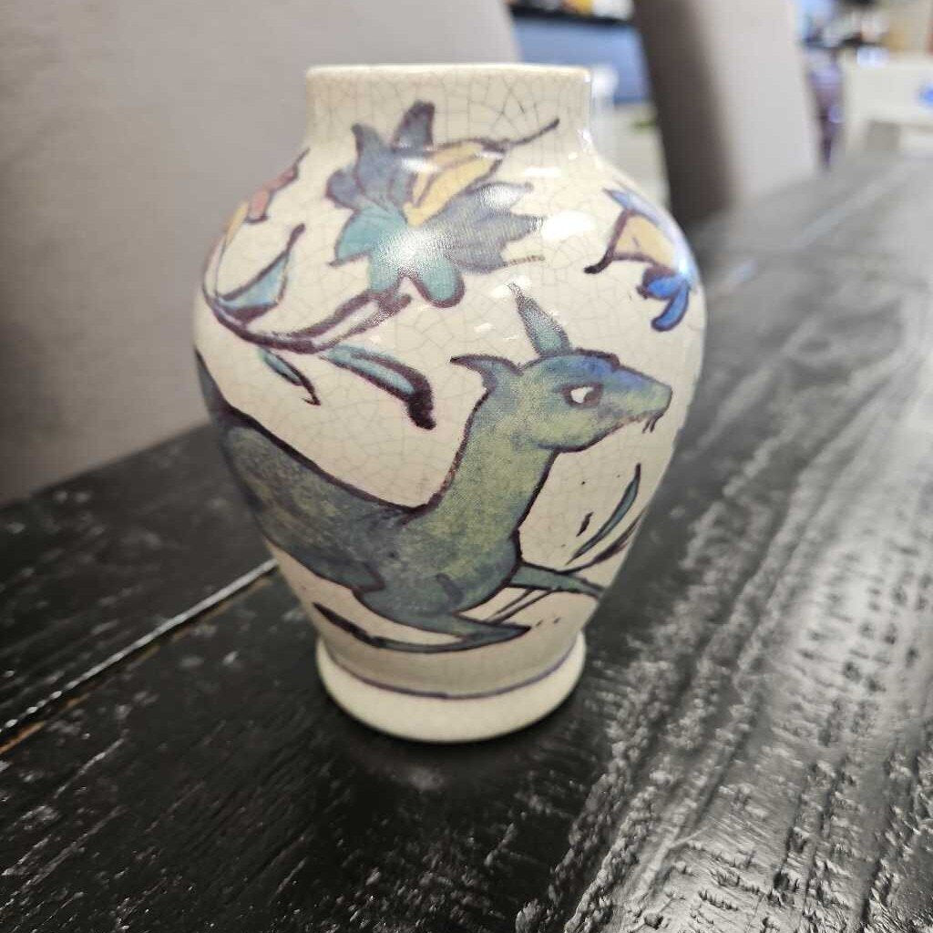 Pottery Barn Deer Vase