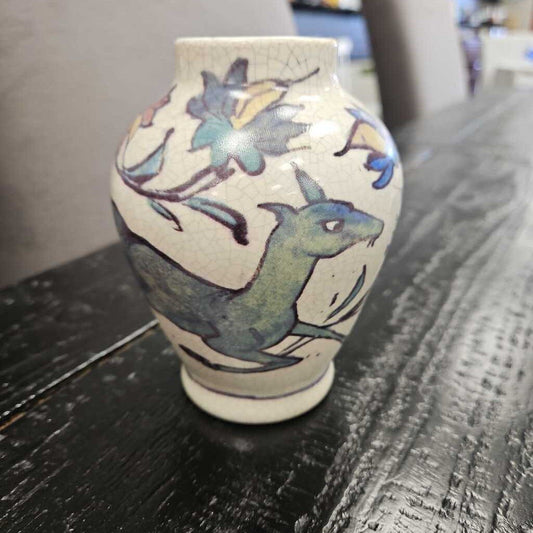 Pottery Barn Deer Vase