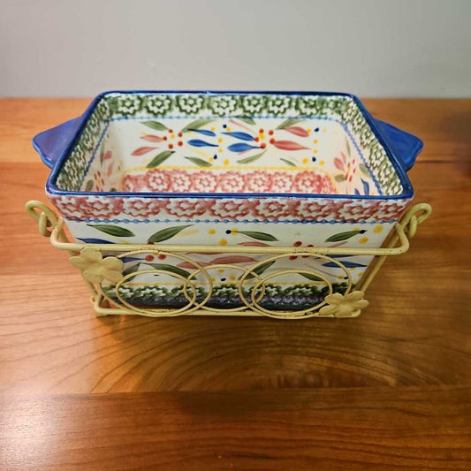 Temp-Tations by Tara Small Loaf Pan with Metal Cooling Rack