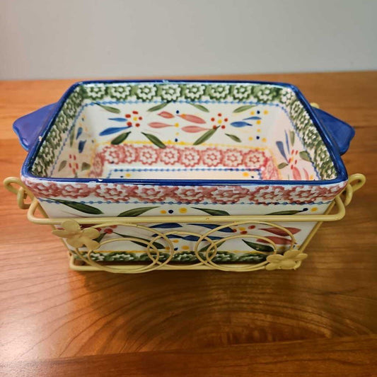 Temp-Tations by Tara Small Loaf Pan with Metal Cooling Rack