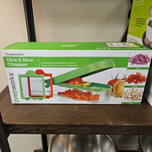 Progressive Dice & Slice Chopper NEW in Box
