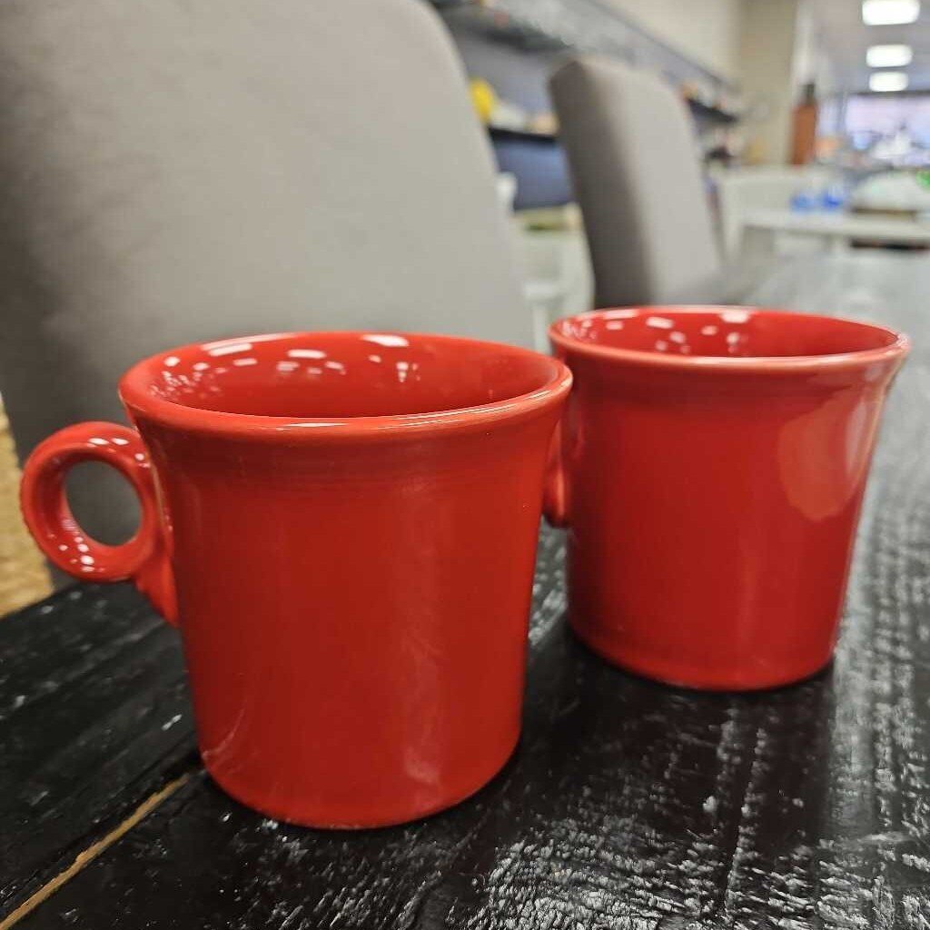 Fiesta Ware Loop Handle Coffee Mug - Set of 2