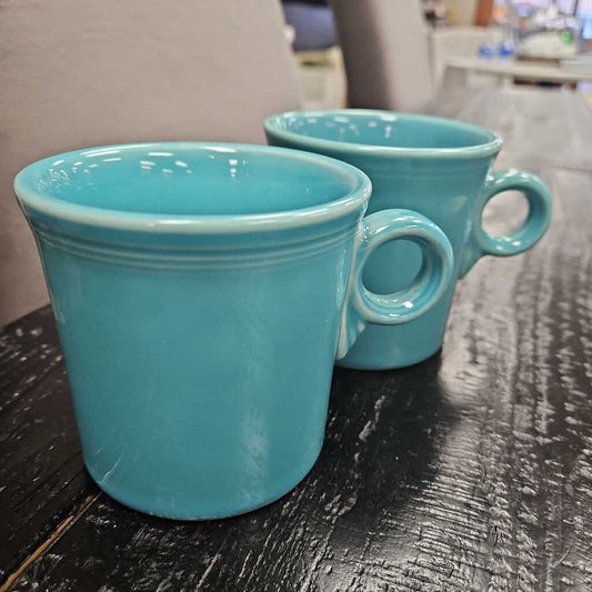 Fiesta Ware Loop Handle Coffee Mug - Set of 2