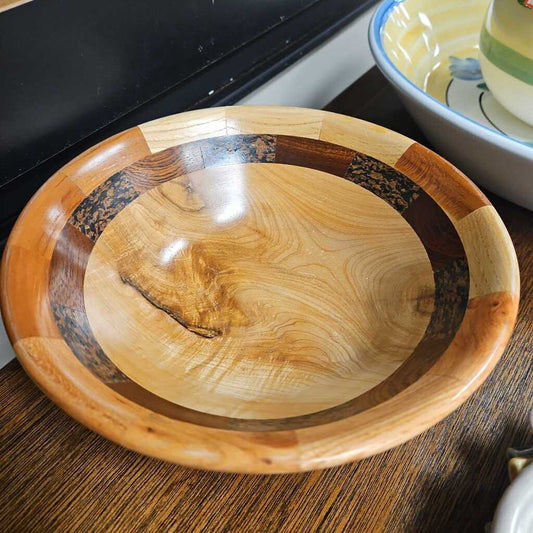 Tom Raymond Signed Hand Crafted Wooden Bowl