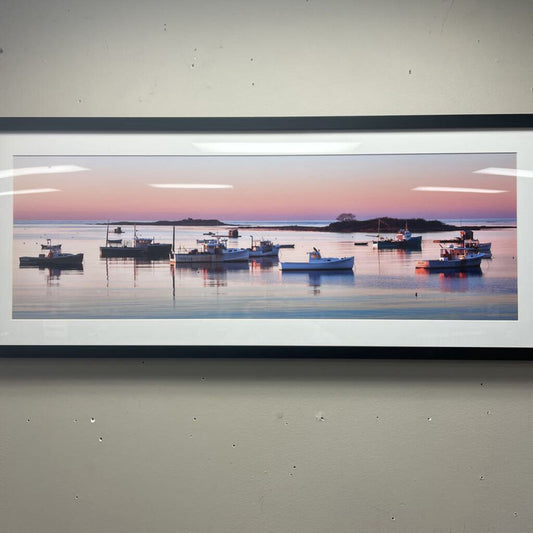 "Cape Porpoise Harbor Panorama" Framed Photograph Print by Eric Grendon