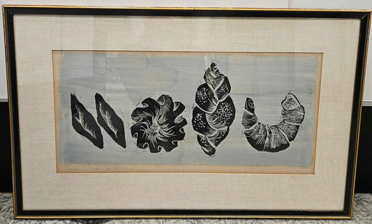 "Bread" Woodblock Print by Joseph H. Lasker