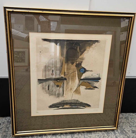 Abstract Screenprint by Beerj