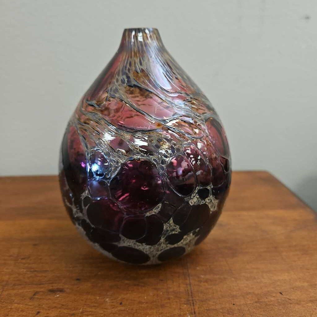 Handblown Glass Oil Lamp