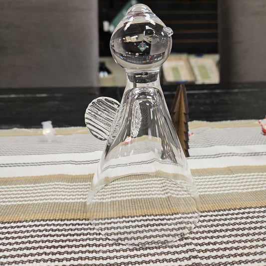 Vintage Clear Glass Angel