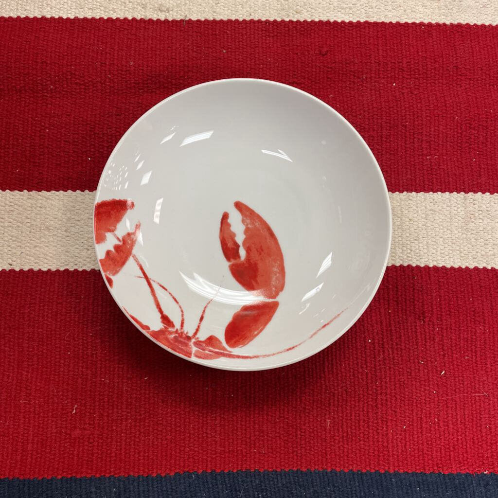 Studio Nova "Lobster Red" Coupe Soup Bowls, set of 4