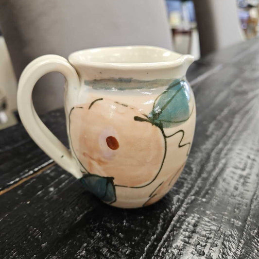 Glazed Ceramic Decorative Floral Mini Pitcher
