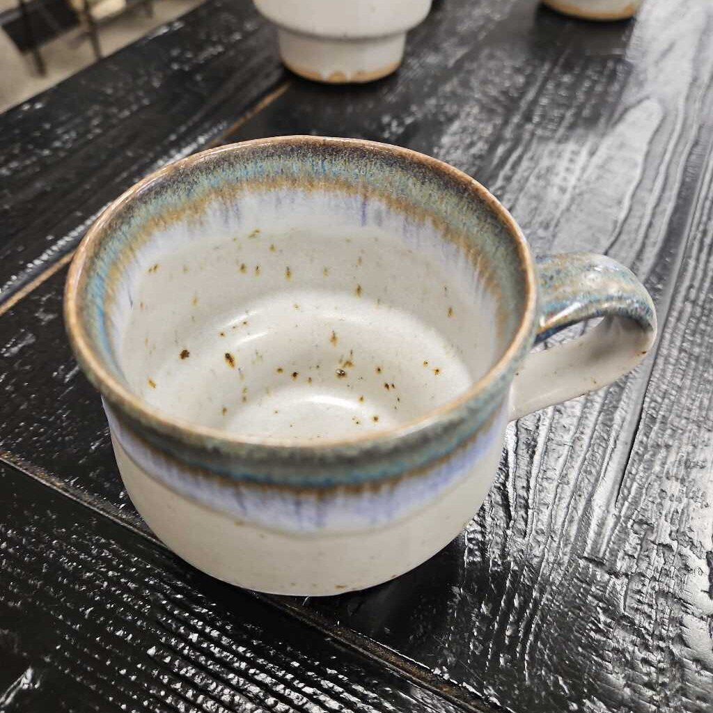 Stone Soldier Pottery Mugs - Set of 4