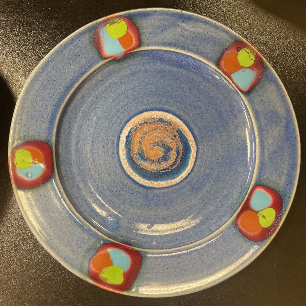 Blue Moon Salad Plate by Lasser Ceramics