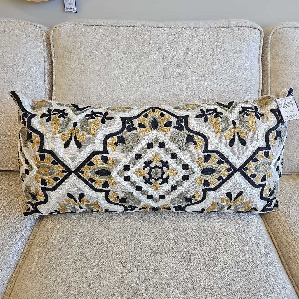 Creative Co-Op Embroidered Lumber Pillow