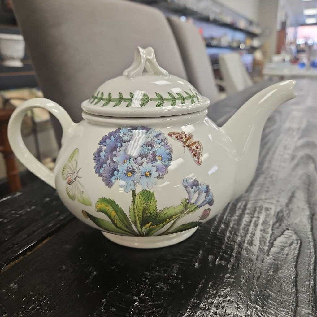 Portmeirion Botanic Garden Blue Primrose Teapot