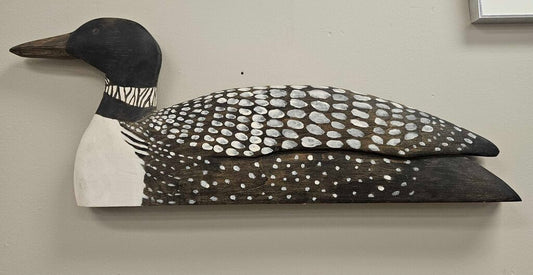 Wooden Loon Wall Decor