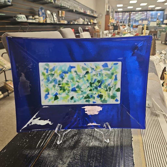 Mosaic Glass Decorative Platter