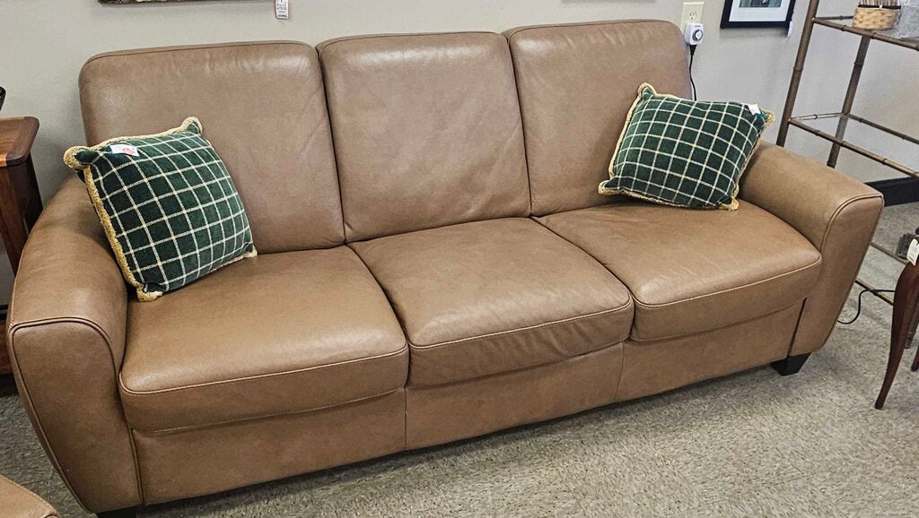 Natuzzi Editions Leather Sofa