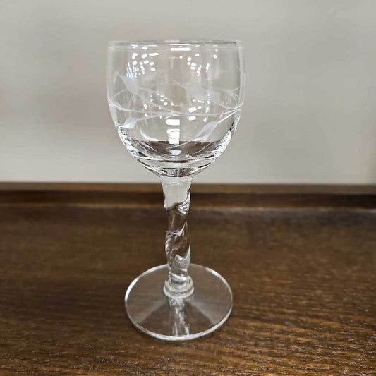 Vintage Crystal Liquor Glasses - Set of 12