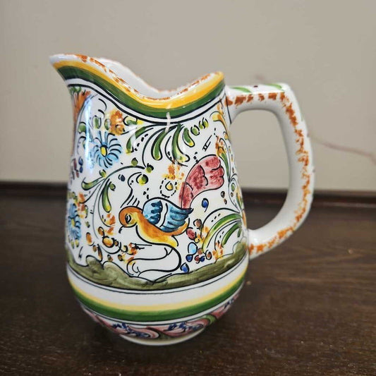 Vintage Portugal Hand Painted Mini Pitcher