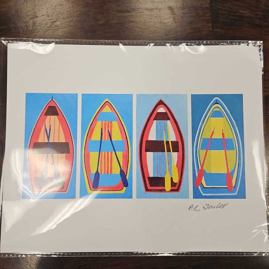 "Rowboats" Print by Pamela R. Tarbell