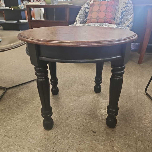 Solid Wood Round SideTable