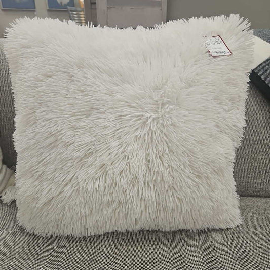 Square Shag Accent Pillow