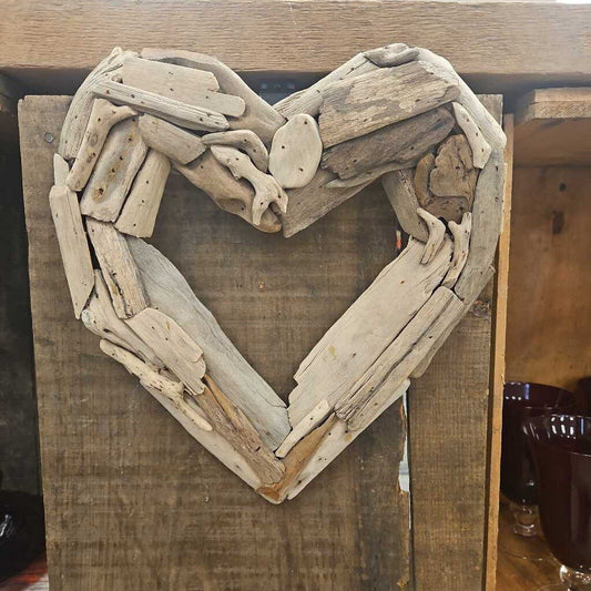 Driftwood Heart Wreath