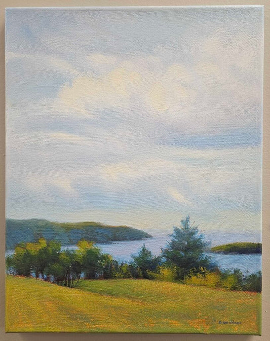"Monhegan Overlook" - Diana Johnson Original Acrylic on Canvas
