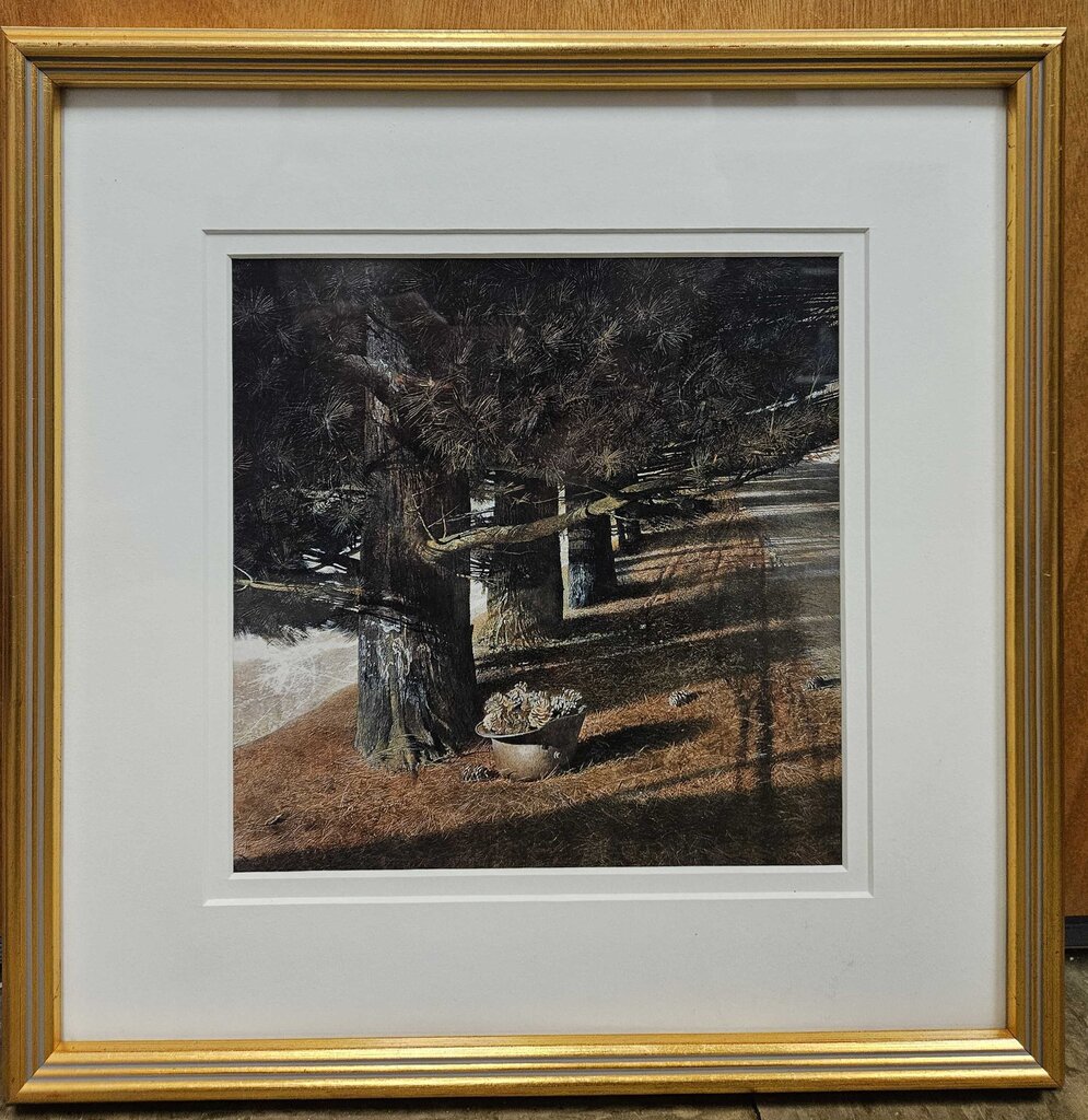 Andrew Wyeth "Pine Baron, 1976", Tempera on Panel Print