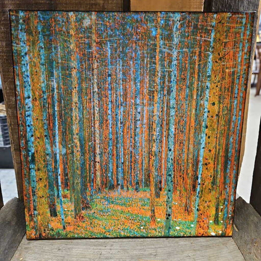 Abstract Forest Acrylic on Canvas