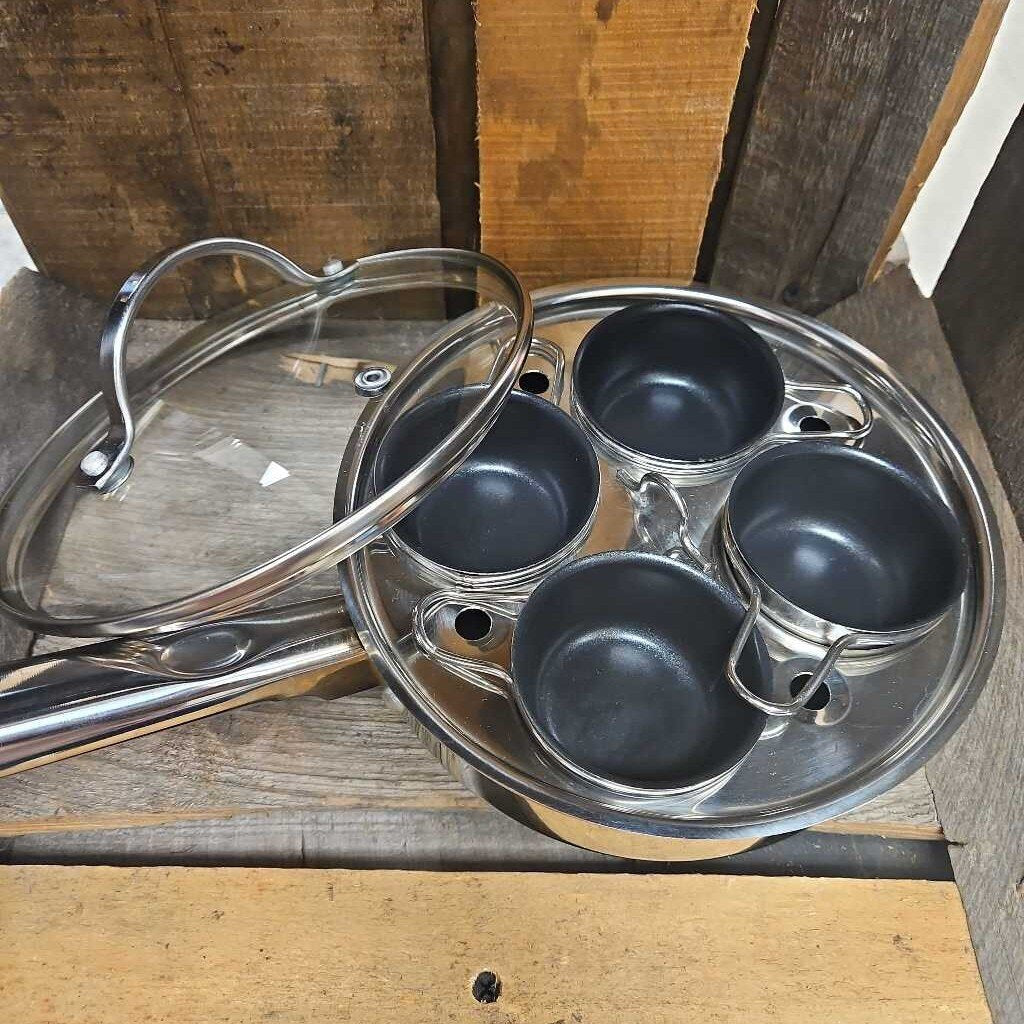 Endurance Stainless Steel 4-Egg Poacher