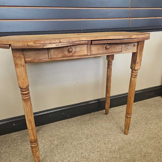 Vintage Kidney Shaped Single Drawer Dressing Table