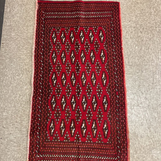 Turkmen Hand Woven Wool Area Rug