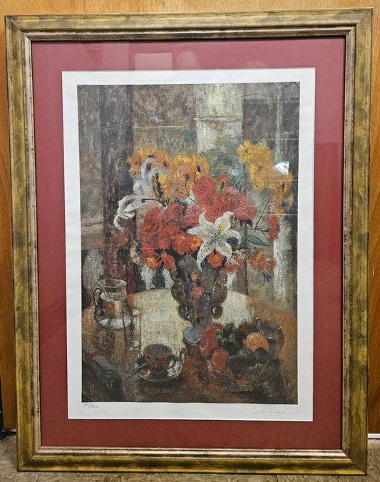 "Still Life by Window" by Louisa Li Lithograph Print 201/950