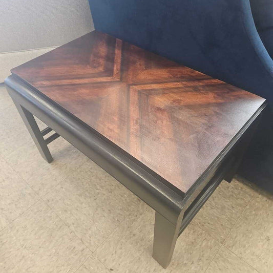 Mahogany Spliced Top Side Table