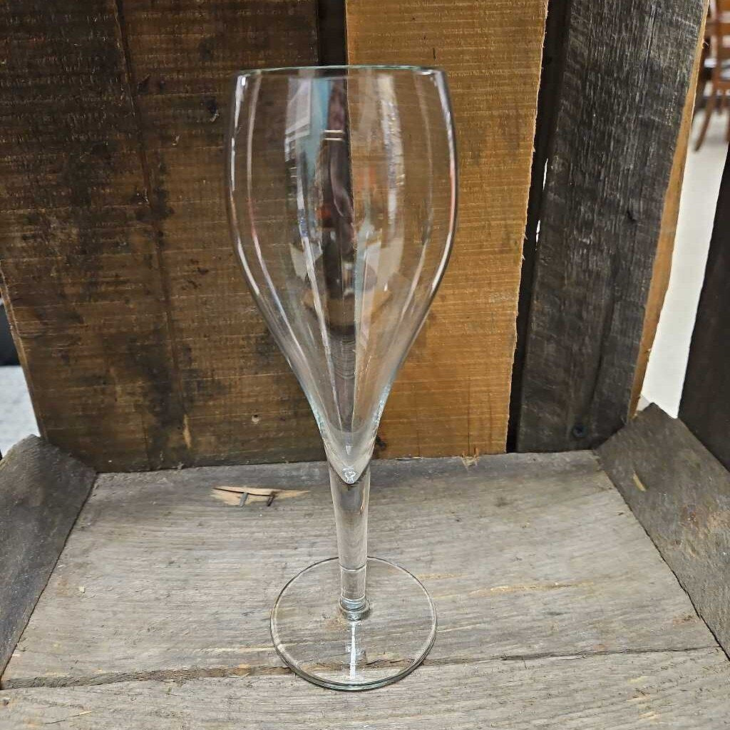 Vintage Hand Blown Champagne Flutes - Set of 4