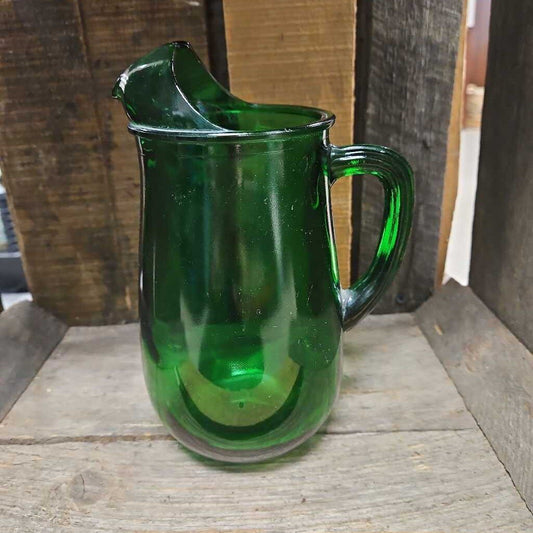 Vintage Anchor Hocking MCM Pitcher w/Ice Lip