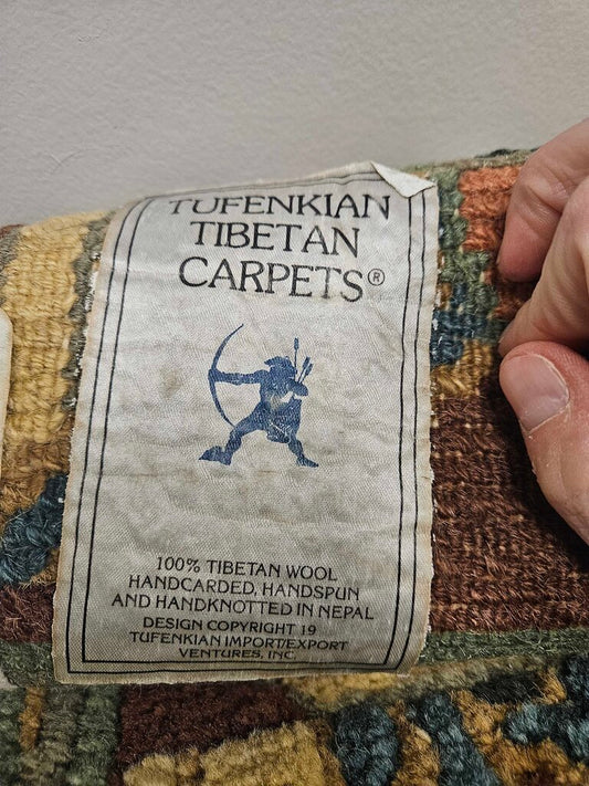 Tufenkian 100% Wool Handspun and Hand Knotted Tibetan Carpet