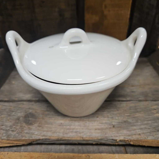 Sur La Table Stoneware Mini Crock w/Lid - Set of 2