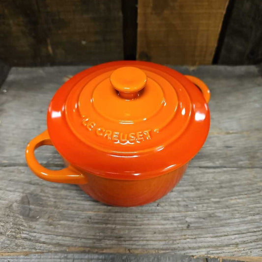 Le Creuset Stoneware 8oz. Mini Round Cocotte w/Lid - Set of 4
