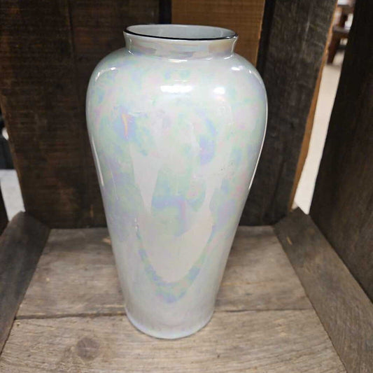 Zeh Scherzer & Co. Bavaria Porcelain Pearl Luster Vase
