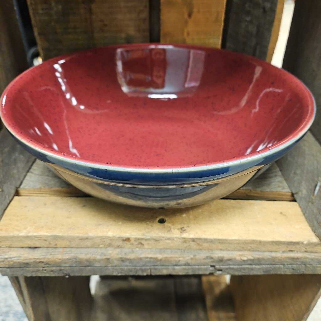 Denby "Harlequin" Pattern Pasta Serving Bowl