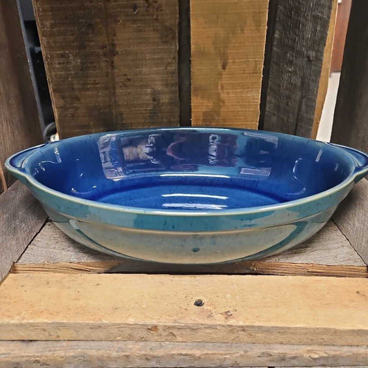 Denby "Harlequin" Pattern 2.5qt Oval Casserole Dish